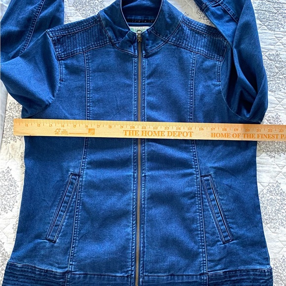 Aventura blue Zip-up Denim Jacket - Picture 16 of 16